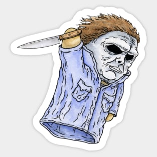 Michael Myers - Horror Hand Puppet Sticker